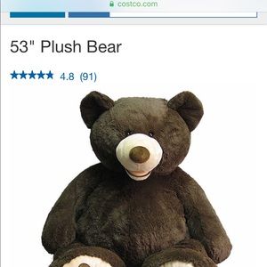 53” Costco large bear